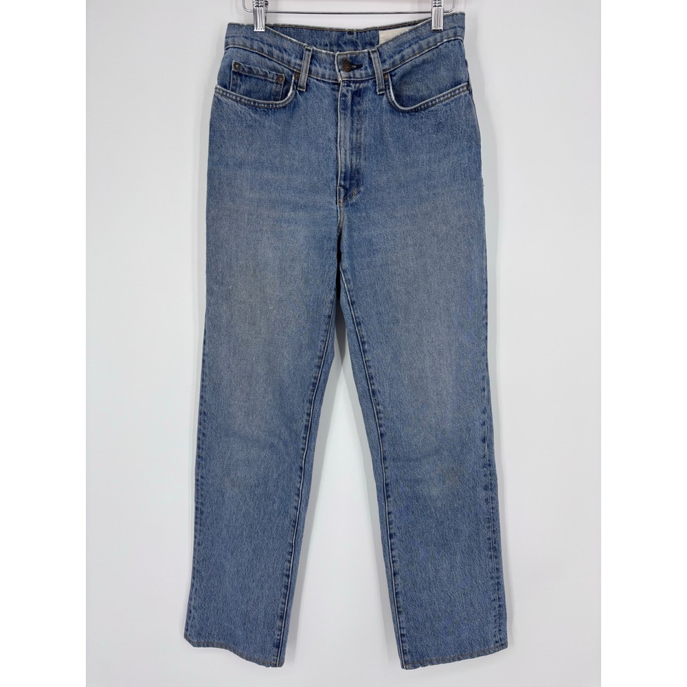 Imogene + Willie Isabelle Straight Leg Jeans Womens 27 Blue Light Wash *REPAIRS